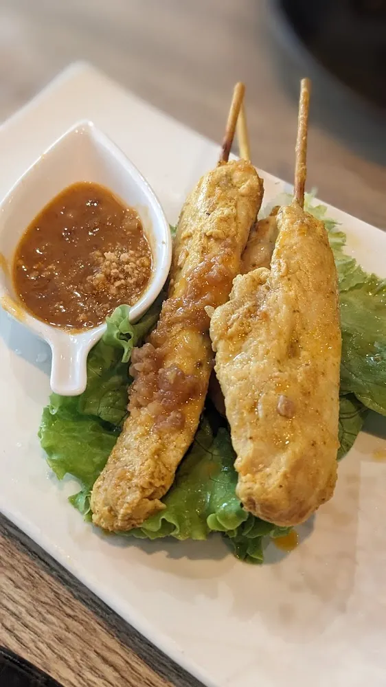 Brochettes de Poulet Aux Cacahuètes