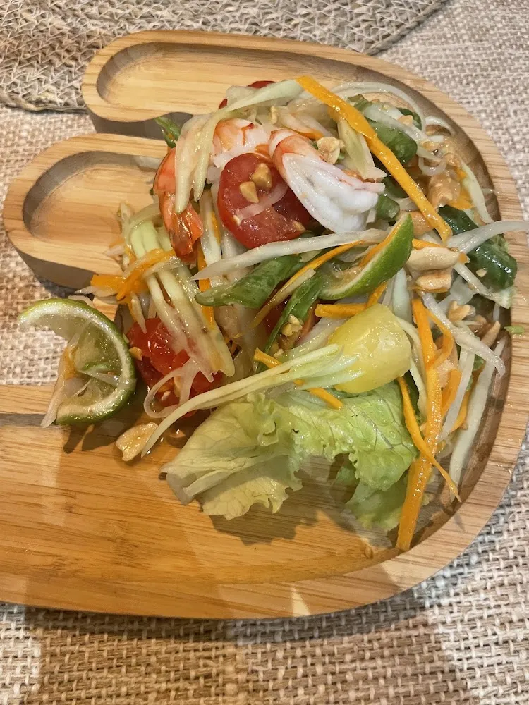 Salade de Papaye Crevettes